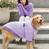 Fleece Dog Hoodie - Warm Winter Vest for Large Dogs
