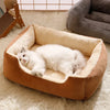 Plush Cat Bed - Soft Cushion Basket for Pets