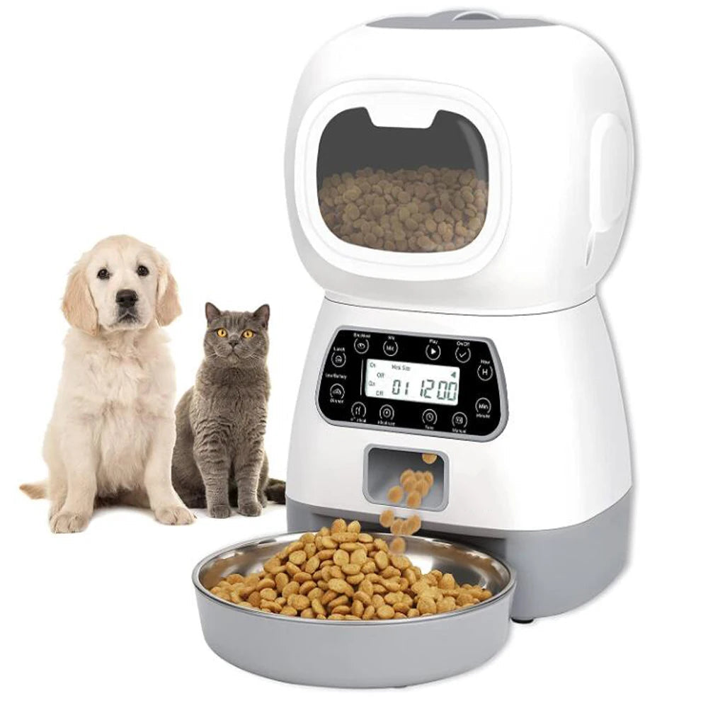 3.5L Automatic Pet Feeder - Smart Food Dispenser