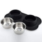Anti-Slip Double Dog Bowl - Stainless Steel with Mat