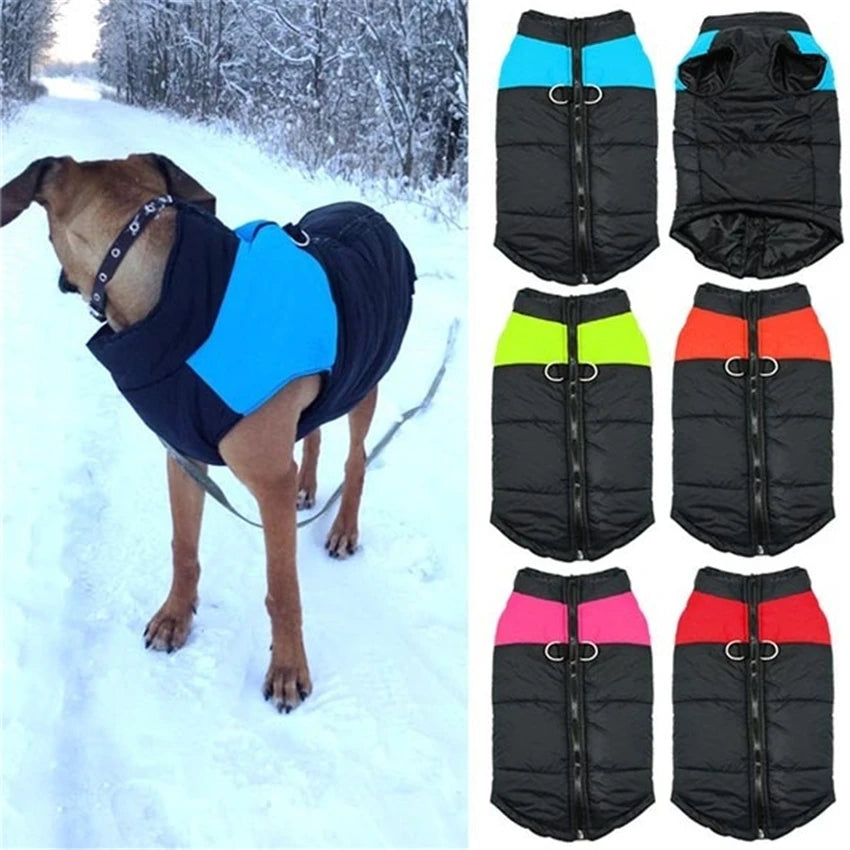 Waterproof Dog Parka - Winter Cotton Vest for All Sizes
