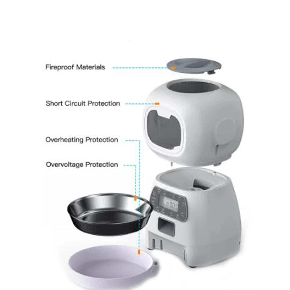3.5L Automatic Pet Feeder - Smart Food Dispenser