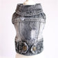 Denim Cat Vest - Casual Jeans Jacket for Pets