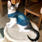 Denim Cat Vest - Casual Jeans Jacket for Pets