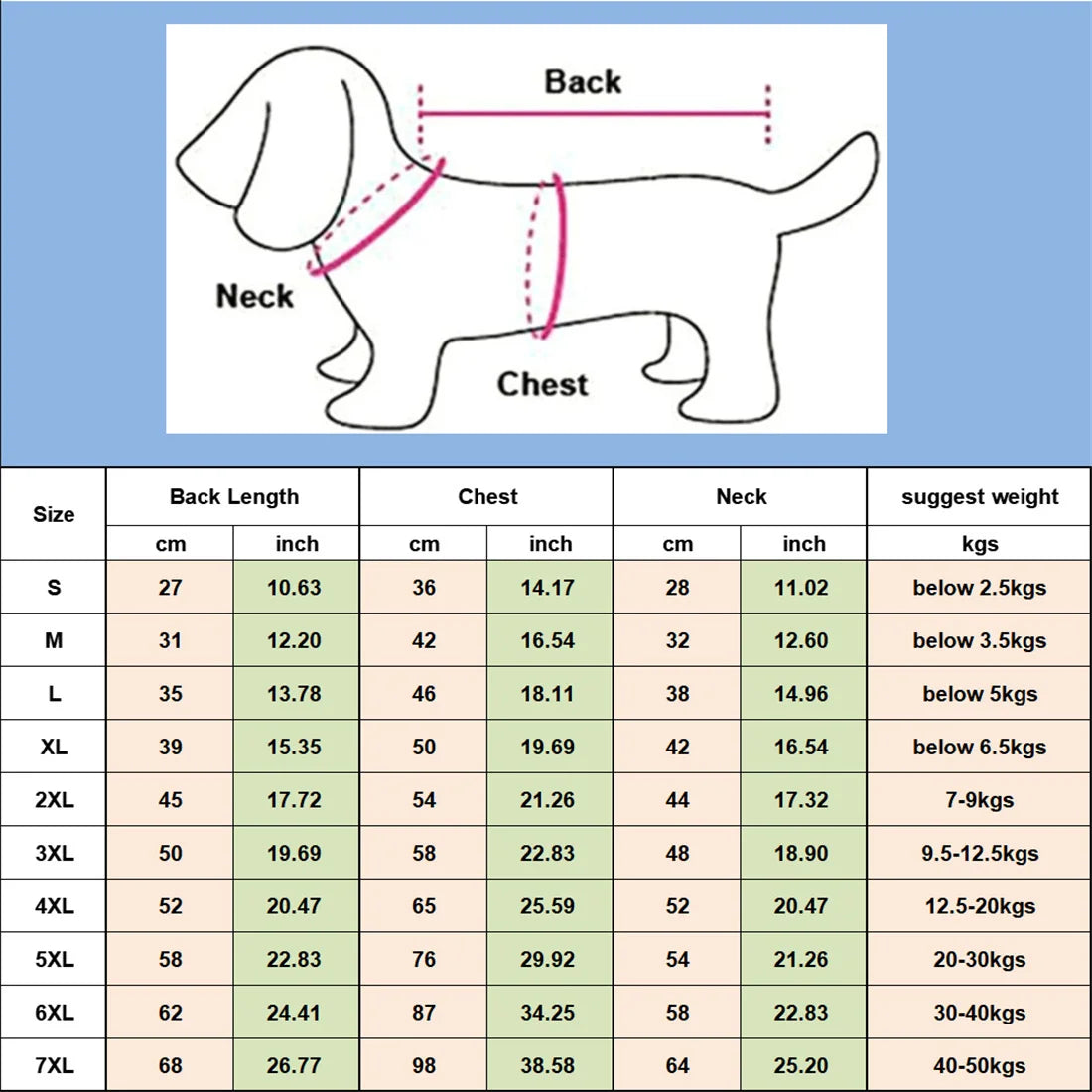 Waterproof Dog Parka - Winter Cotton Vest for All Sizes