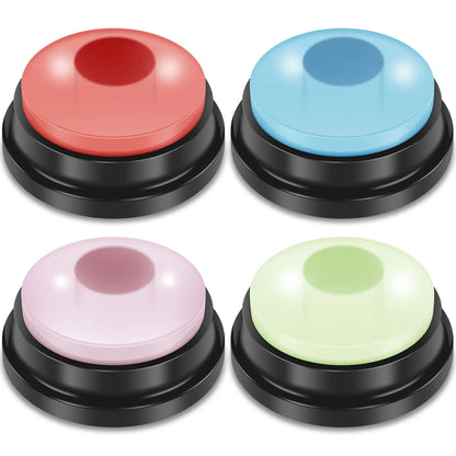 Recordable Pet Training Buttons - Interactive Talking Buzzers