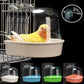 Hanging Bird Bath - Waterproof Cage-Style External Bath for Parrots and Small Birds