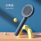 Self-Cleaning Slicker Brush - Pet Hair Removal Comb