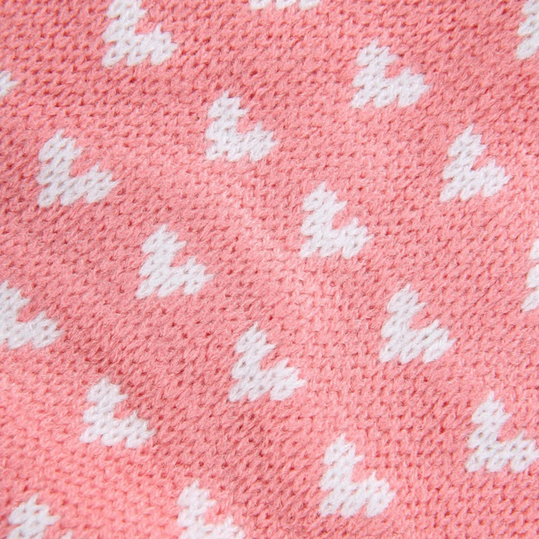 Heart Graphic Cat Sweater - Soft Warm Autumn Clothing