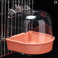 Hanging Bird Bath - Waterproof Cage-Style External Bath for Parrots and Small Birds