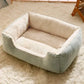 Plush Cat Bed - Soft Cushion Basket for Pets