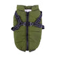 Waterproof Dog Jacket - Fleece Coat with Built-in Harness