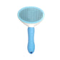 Self-Cleaning Slicker Brush - Pet Hair Removal Comb
