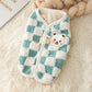 Bear Print Plush Sweater - Button Jacket for Small Dogs
