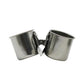 Stainless Steel Bird Feeder - Double Cup/Single Cup with Clip for Parrots & Birdhouse Feeding