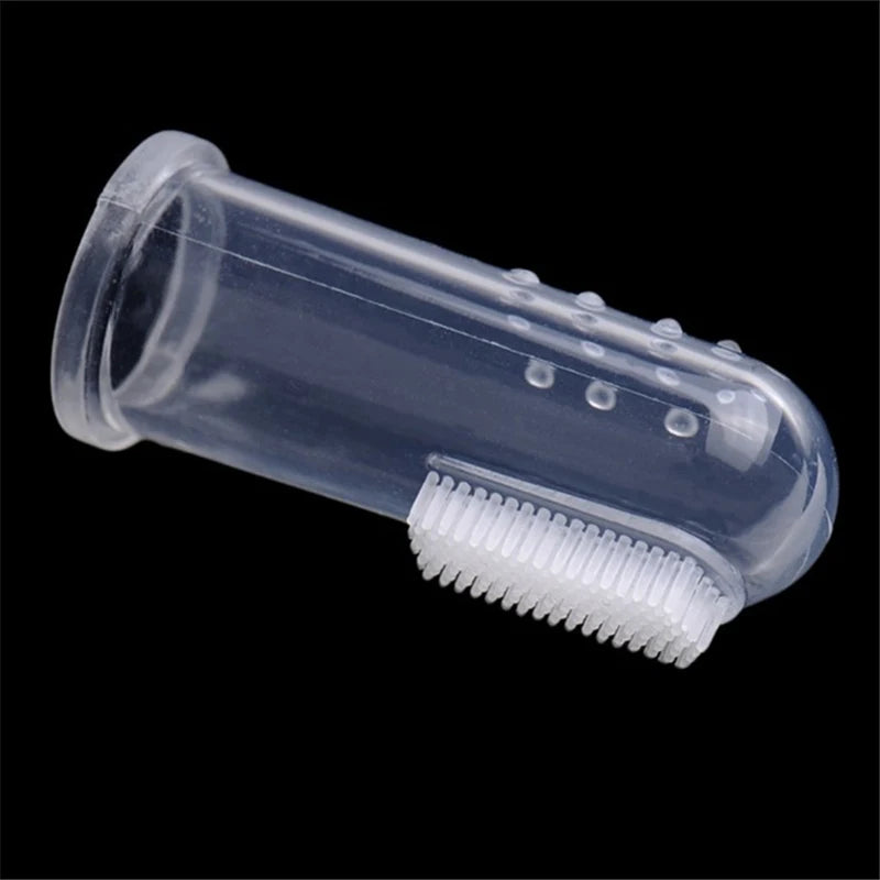 Soft Silicone Finger Toothbrush - Pet Dental Cleaning Tool