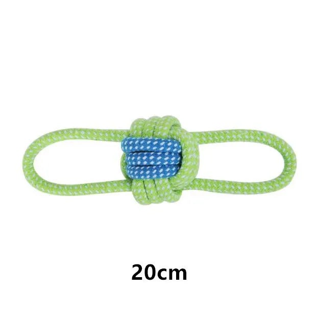Cotton Rope Dog Toy Set - Interactive Ball and Chew Toys