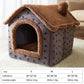 Foldable Pet House - Warm Cave Bed for Dogs and Cats