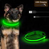 LED Luminous Dog Collar - USB Rechargeable Safety Collar