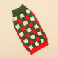 Knitted Christmas Dog Sweater - Holiday Turtleneck Pullover