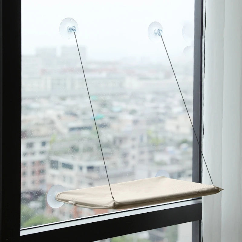 Cat Window Hammock - Suction Cup Shelf Seat