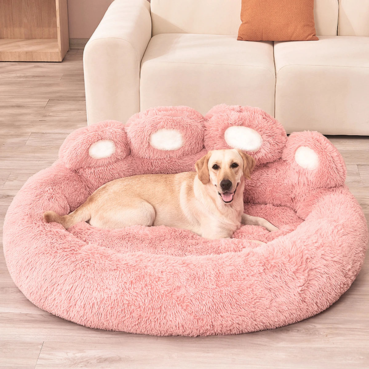 Plush Pet Bed - Warm Sofa Basket for Dogs and Cats