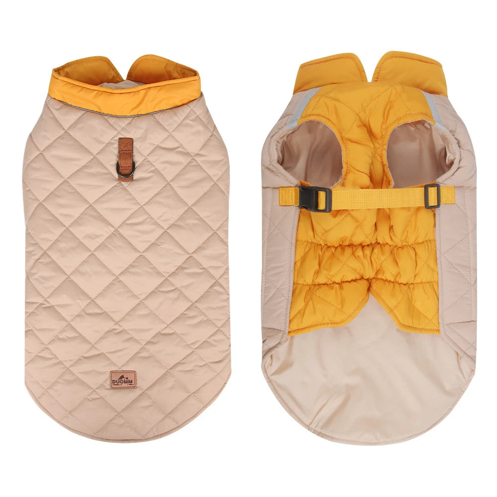 Waterproof Dog Vest - Padded Winter Jacket for All Sizes