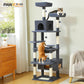 Large Cat Tree Tower - Sisal Scratching Posts with Hammock