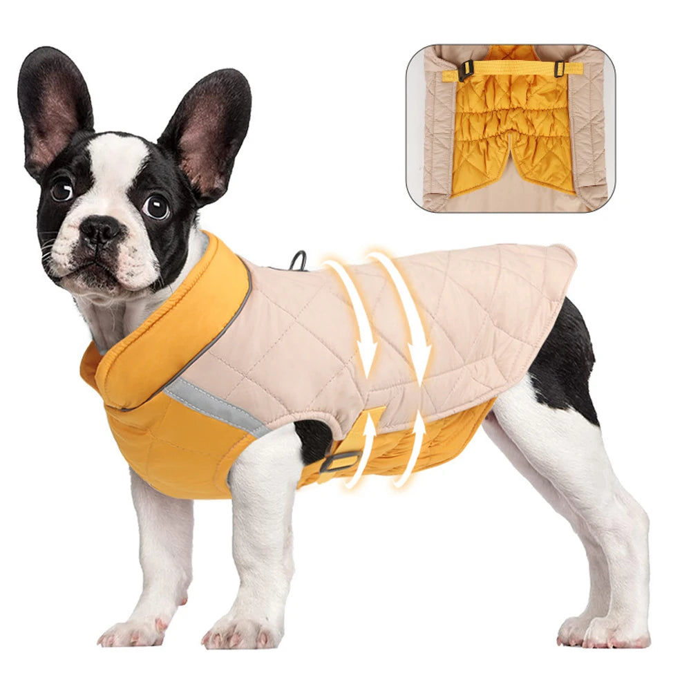 Waterproof Dog Vest - Padded Winter Jacket for All Sizes