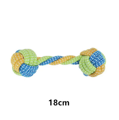 Cotton Rope Dog Toy Set - Interactive Ball and Chew Toys