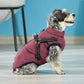 Waterproof Dog Jacket - Fleece Coat with Built-in Harness