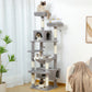 Large Cat Tree Tower - Sisal Scratching Posts with Hammock