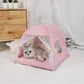 Sweet Princess Cat Tent - Foldable Basket Bed