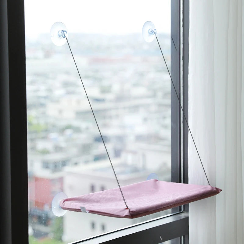 Cat Window Hammock - Suction Cup Shelf Seat