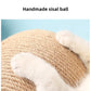 Cat Scratching Ball Toy - Sisal Rope Ball Board for Grinding Paws & Claw Care