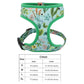 Floral Dog Harness and Leash Set - Adjustable Vest for All Sizes