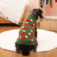 Knitted Christmas Dog Sweater - Holiday Turtleneck Pullover