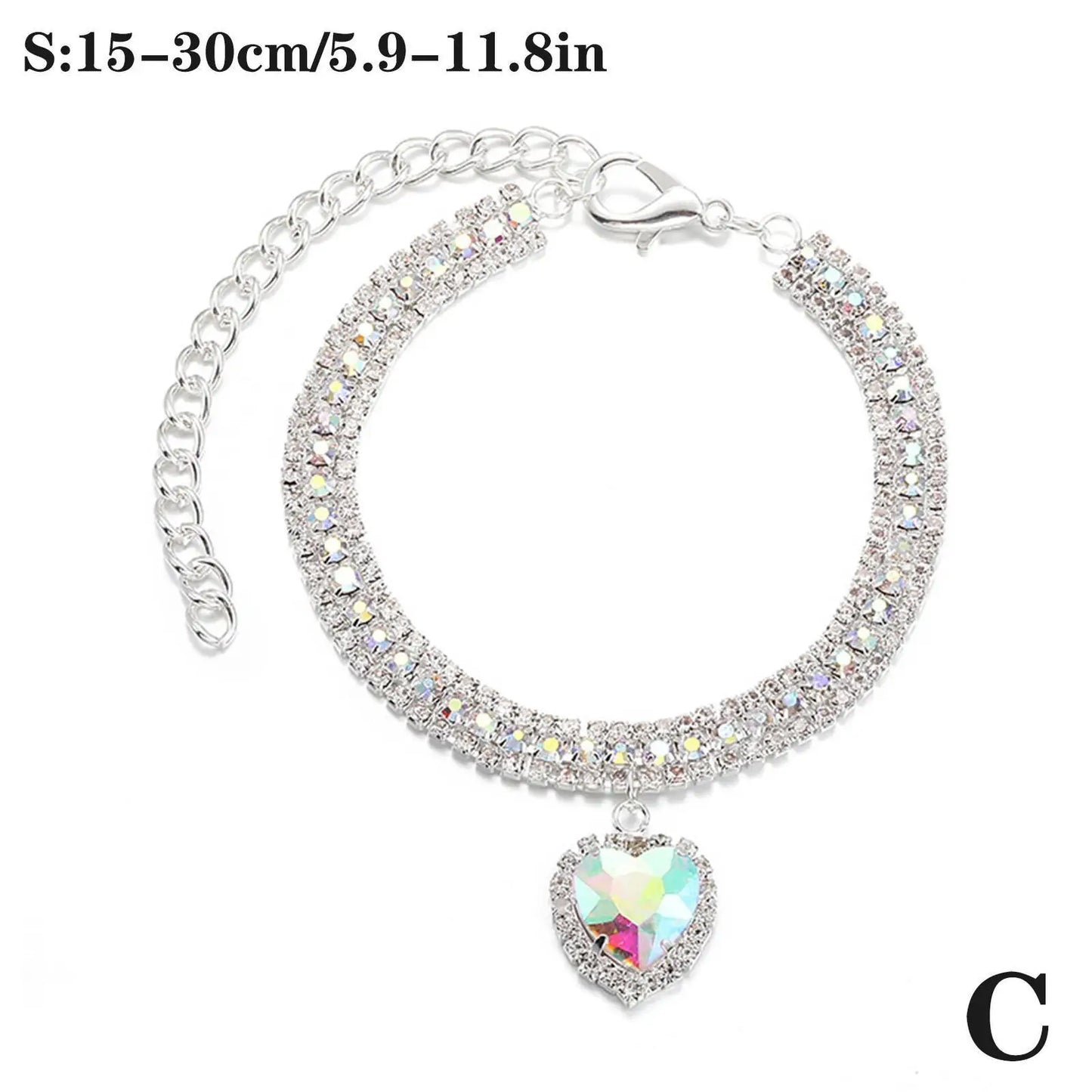 Rhinestone Diamond Collar - Crystal Bling Necklace