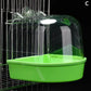 Hanging Bird Bath - Waterproof Cage-Style External Bath for Parrots and Small Birds