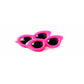 Heart Sunglasses Hair Clip - Pet Bow Accessory