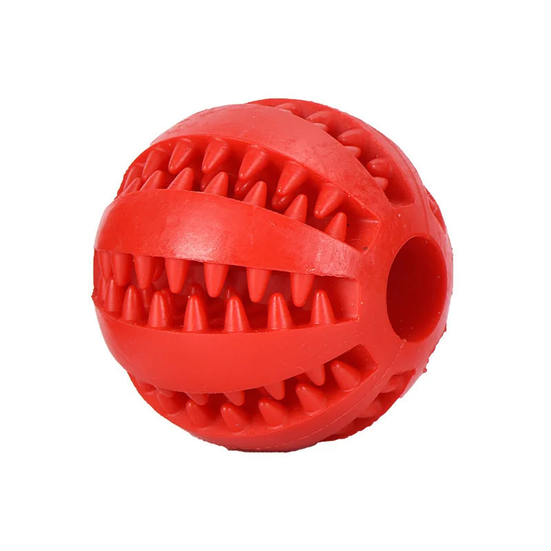 Interactive Rubber Ball - Treat Feeder and Tooth Cleaner