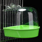 Hanging Bird Bath - Waterproof Cage-Style External Bath for Parrots and Small Birds