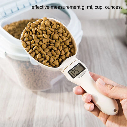 Digital Pet Food Scoop - Electronic Measuring Scale