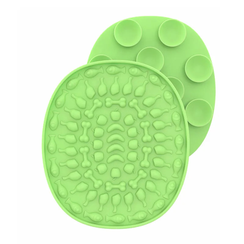 Silicone Lick Mat - Suction Cup Slow Feeder for Small Pets