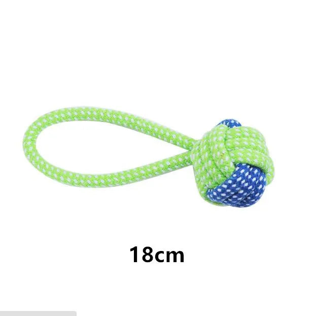 Cotton Rope Dog Toy Set - Interactive Ball and Chew Toys