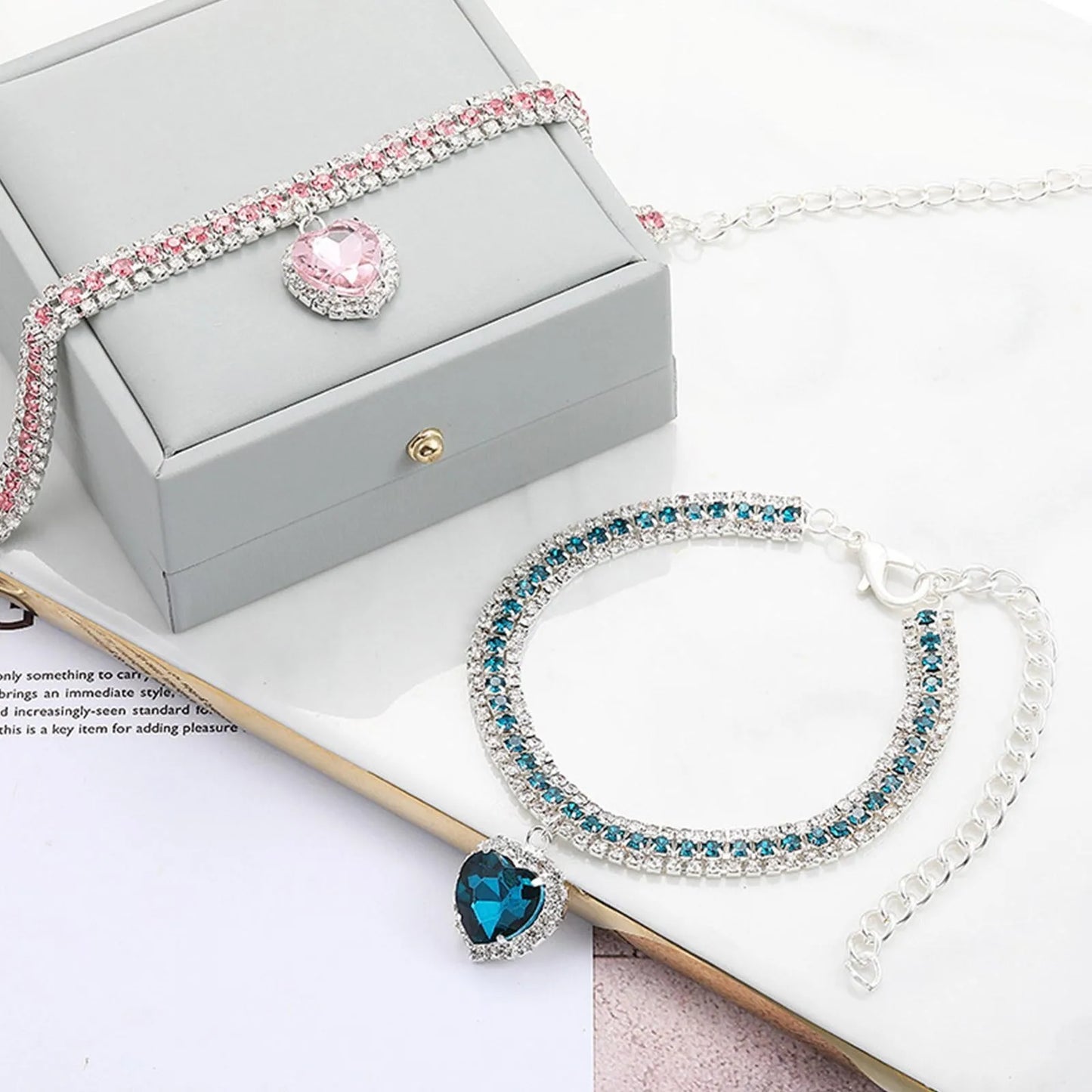 Rhinestone Diamond Collar - Crystal Bling Necklace