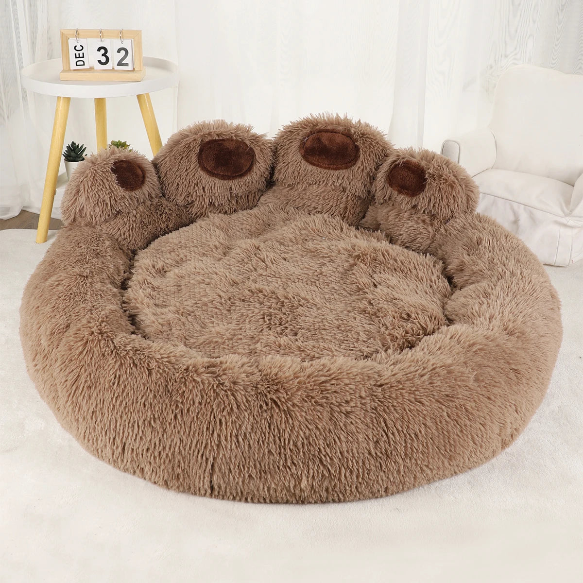 Plush Pet Bed - Warm Sofa Basket for Dogs and Cats