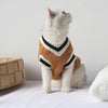 Collegiate Style Pet Sweater - Fashion Vest Jacket