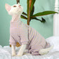 Sphynx Cat Sweater Sphinx Cats Striped Hoodies Warm Costume DevonRex Shirt Turtleneck Undercoat for Outwear Winter Spring Autumn