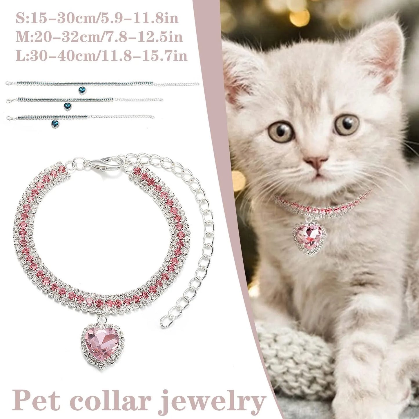 Rhinestone Diamond Collar - Crystal Bling Necklace